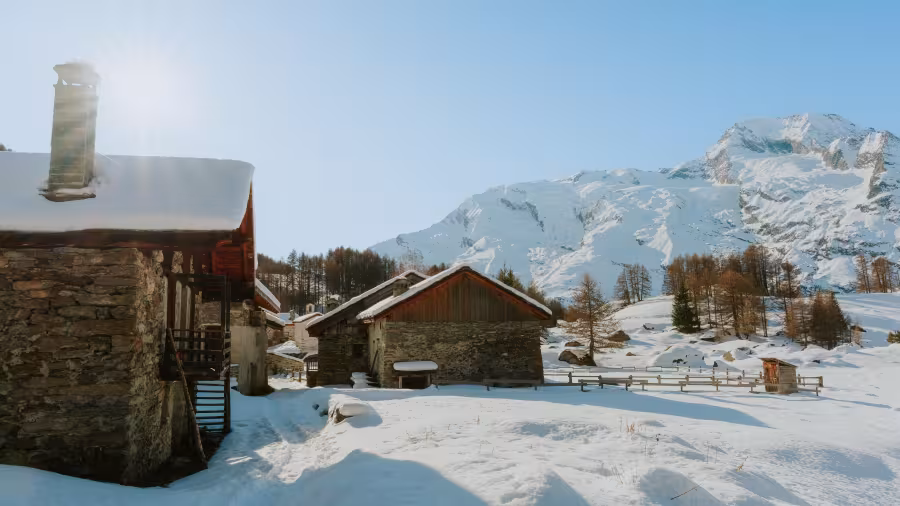 Villages de la vallée de la Tarentaise, France
